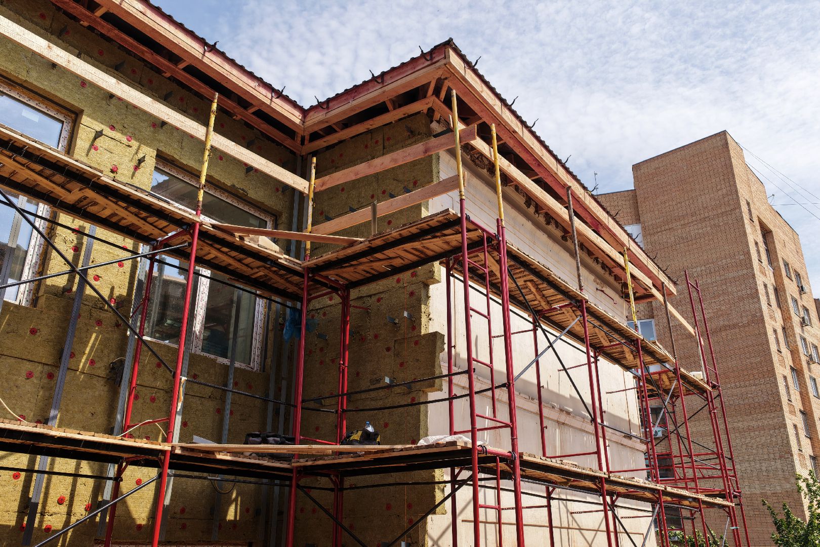 видео с коптера, школа 6 подольск, капремонт школы 6 подольск,