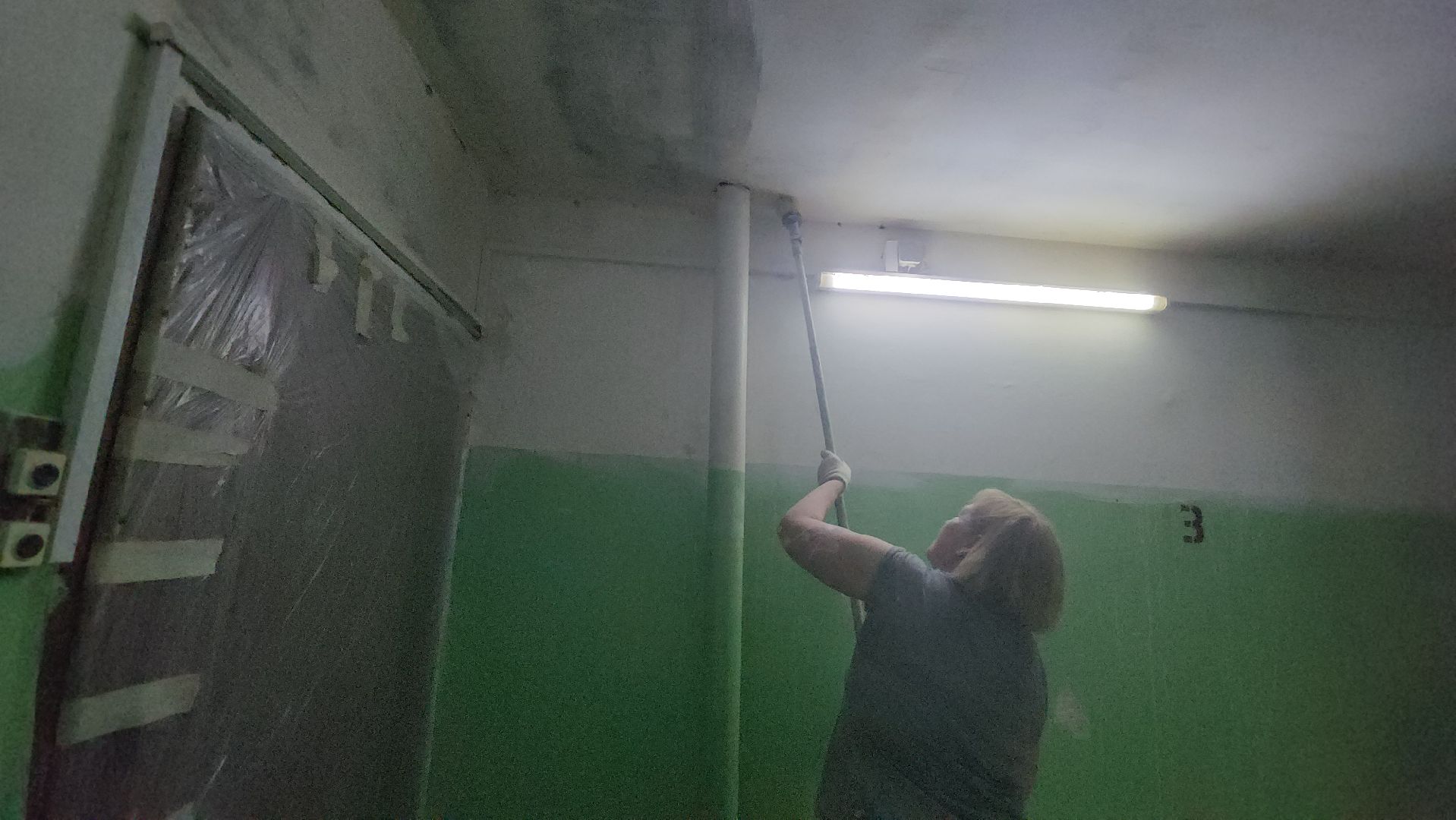 серпухов, улица ворошилова,  ремонт подъезда по программе софинансирования, жкх, управляющая компания,