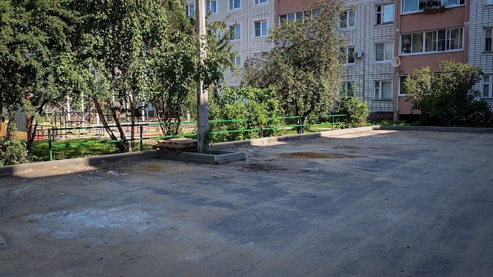 бронницы,благоустройство дворов , замена бордюров,