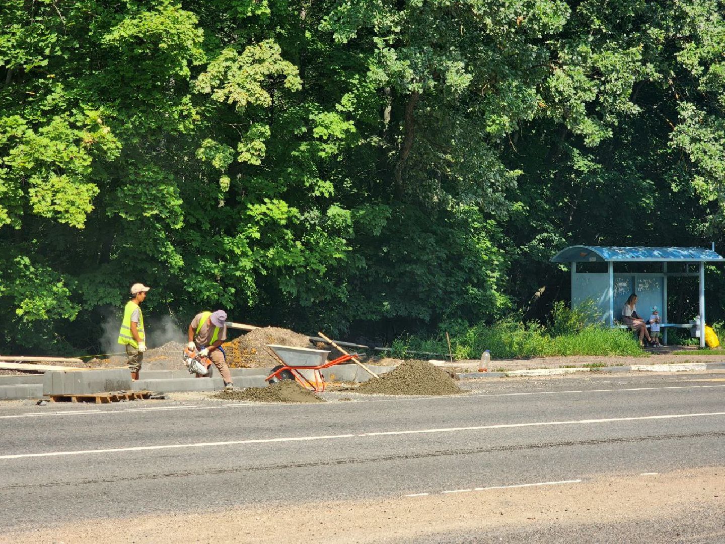 пущино, серпухов, дороги, тротуар, мосавтодор,