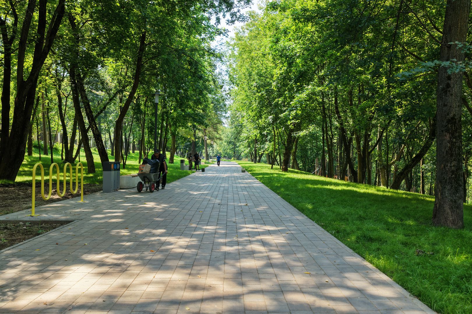 видео с коптера, парк талалихина, благоустройство парка подольск,