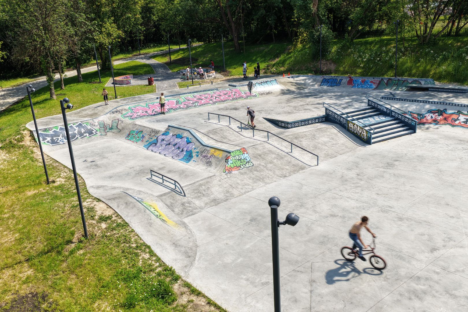 видео с коптера, парк талалихина, благоустройство парка подольск,