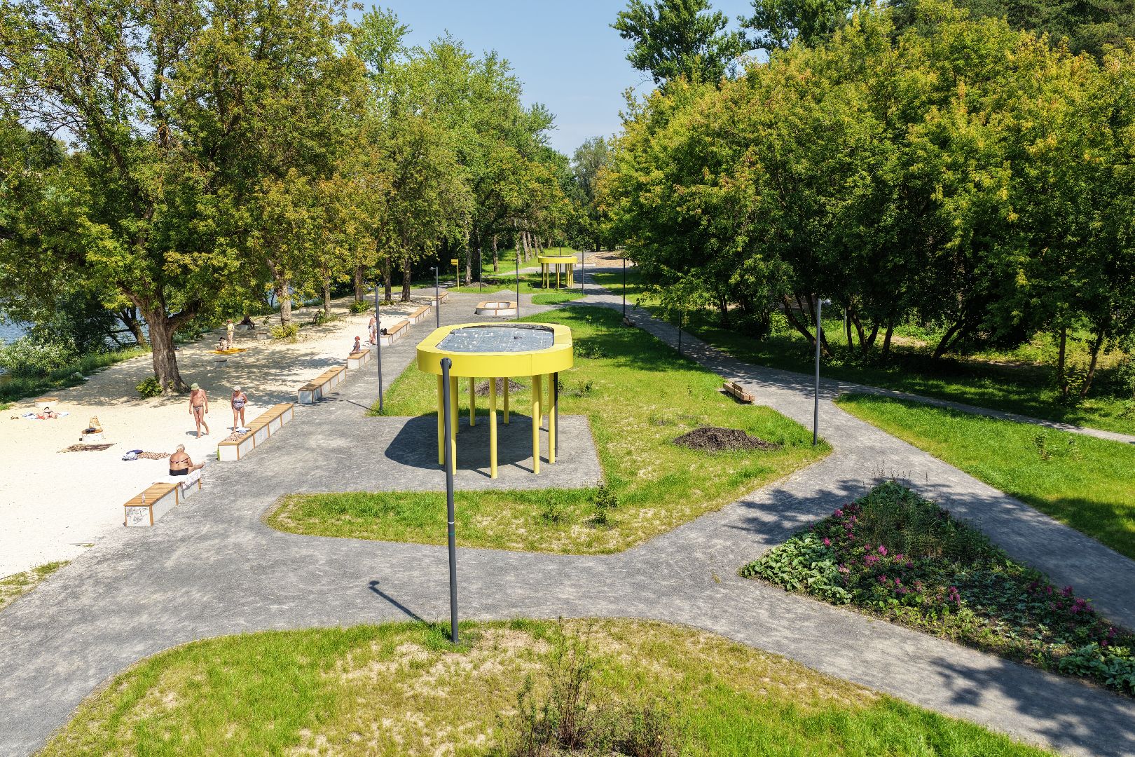 видео с коптера, парк талалихина, благоустройство парка подольск,