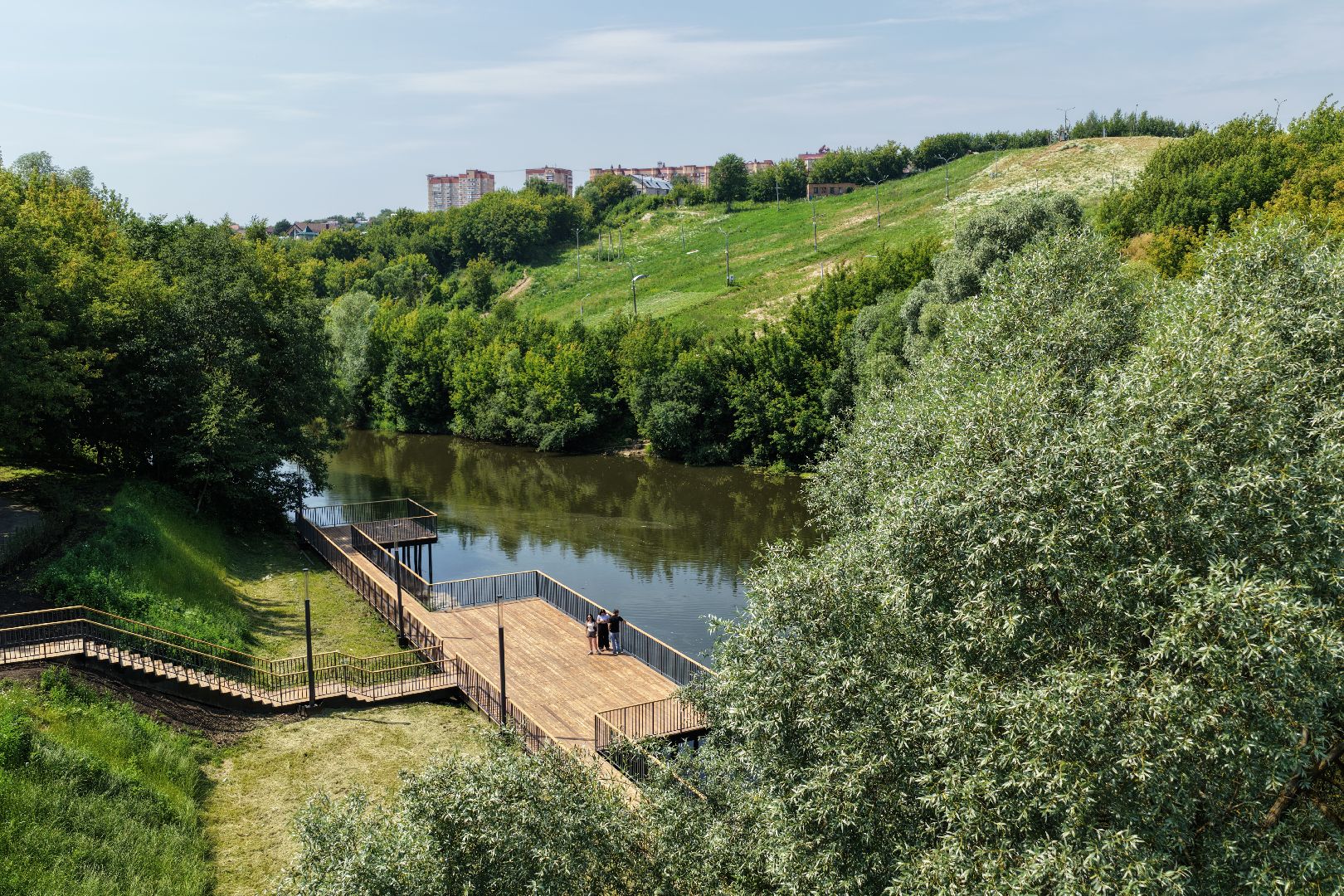 видео с коптера, парк талалихина, благоустройство парка подольск,