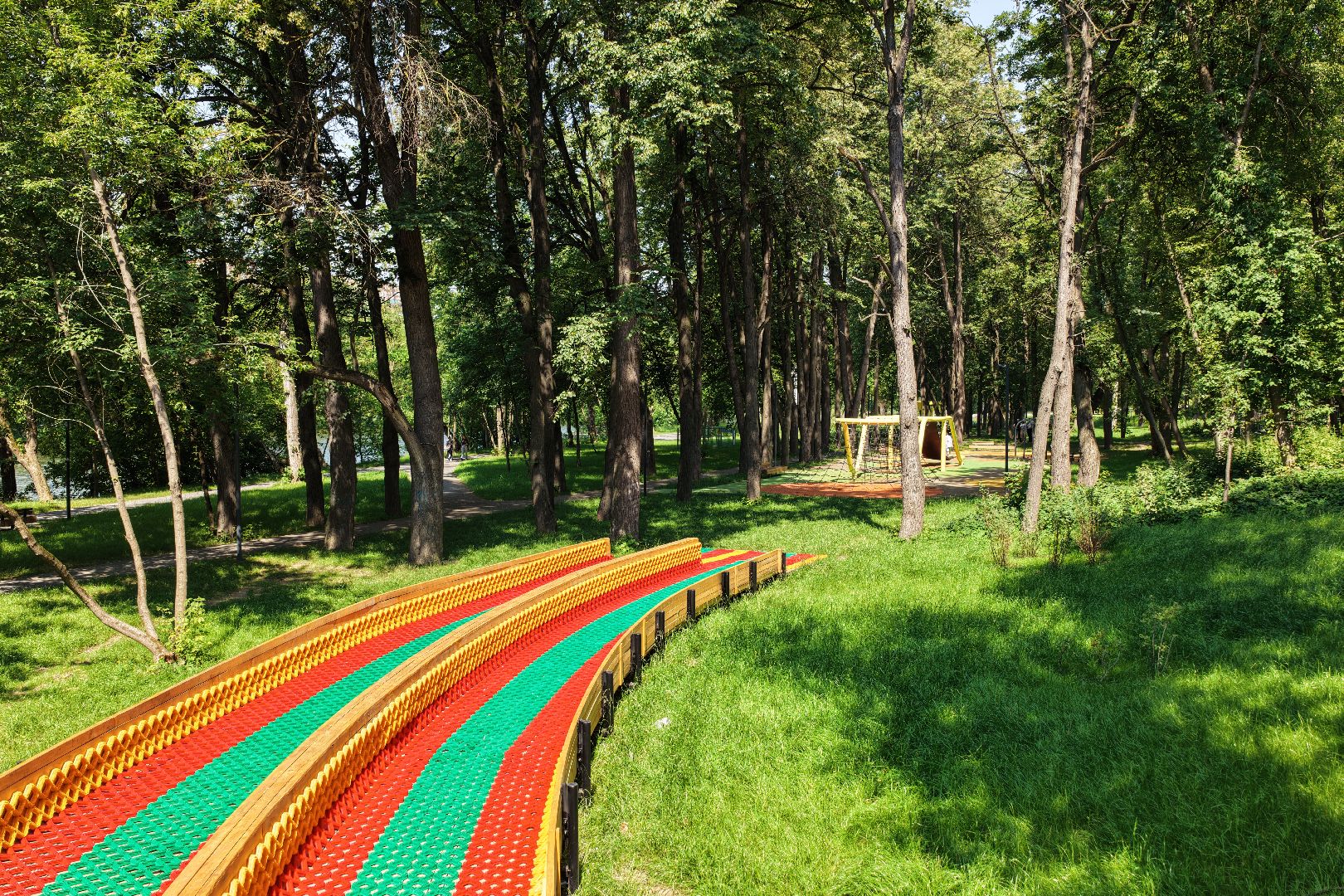 видео с коптера, парк талалихина, благоустройство парка подольск,