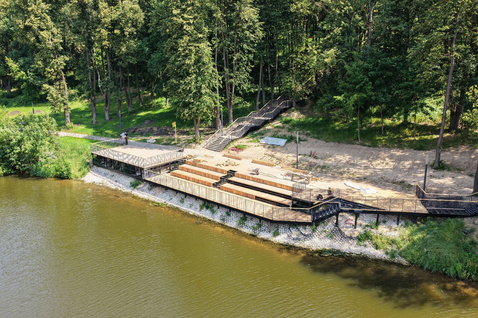 видео с коптера, парк талалихина, благоустройство парка подольск,