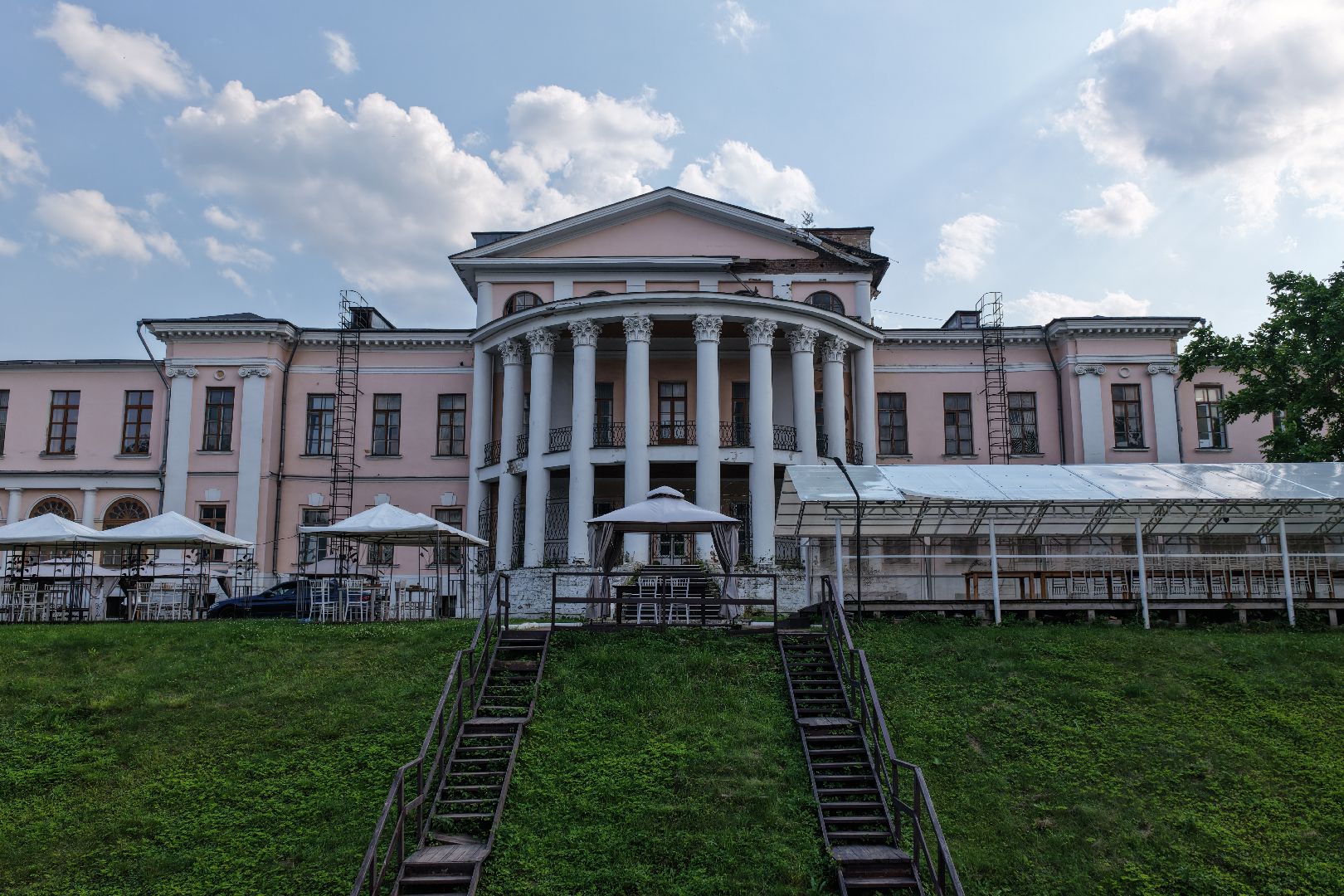 видео с коптера, дубровицы, усадьба подольск,