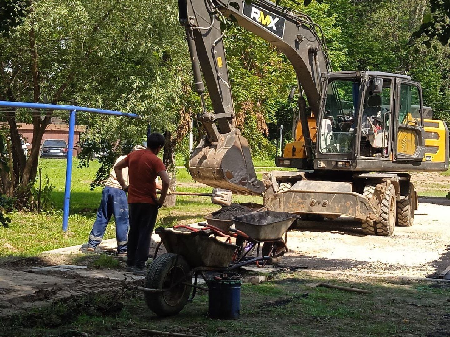 городской округ восход, благоустройство, игровая площадка, детская  площадка,