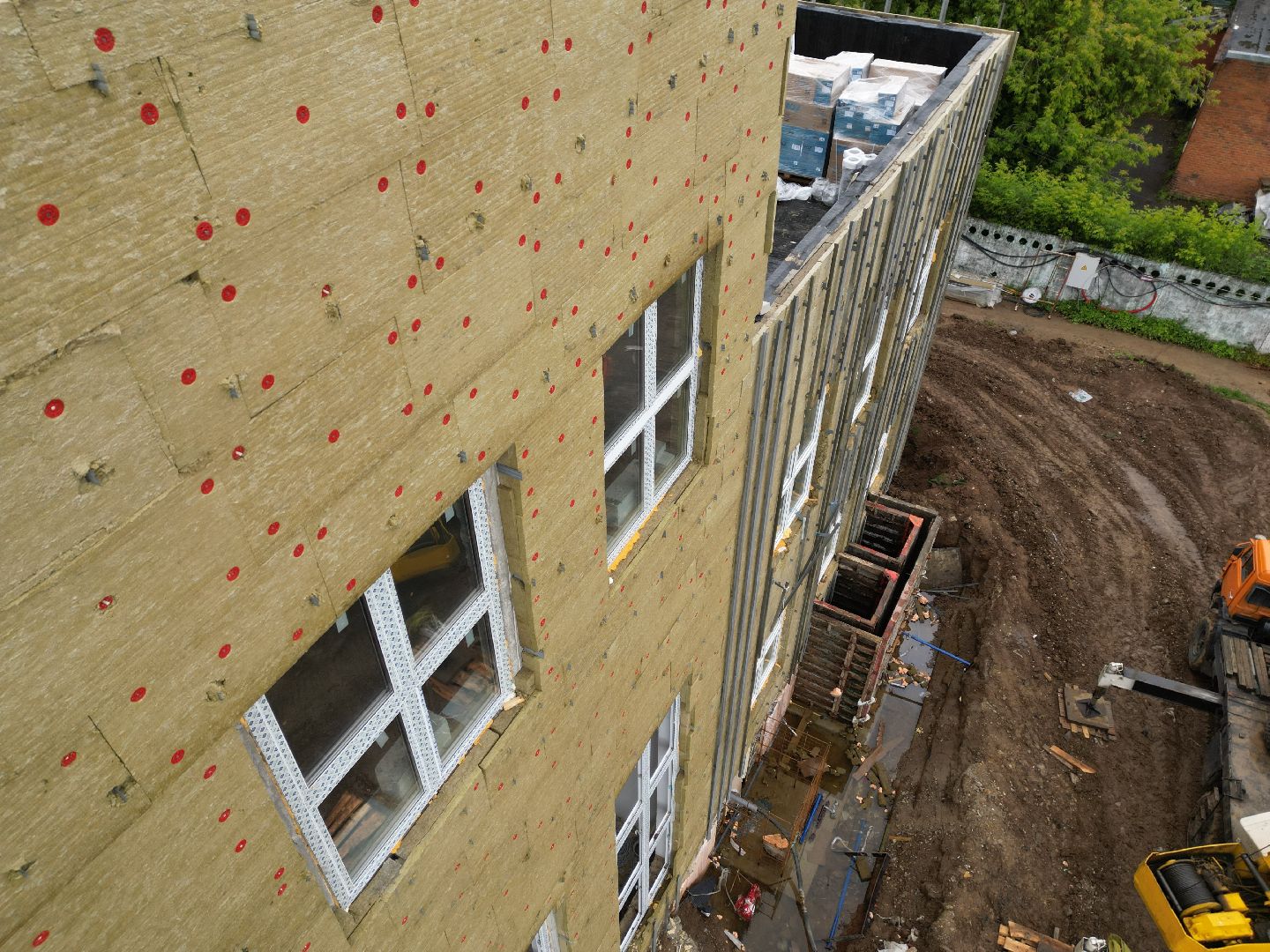 видео с коптера, школа 29 имени забродина, пристройка к школе 29,