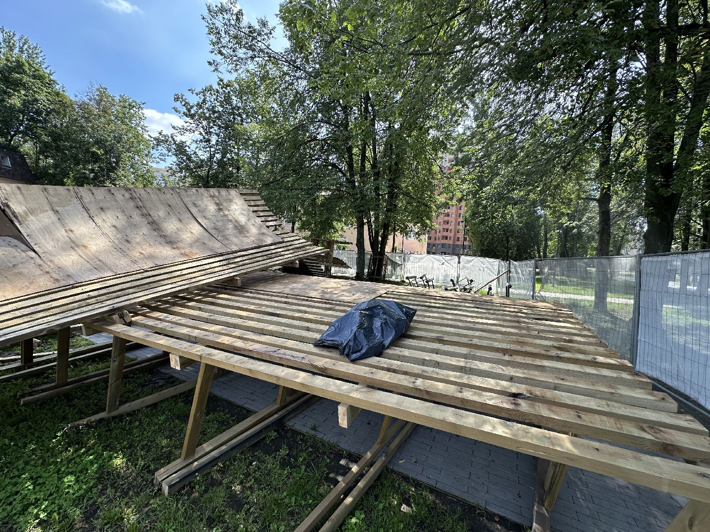 пушкино, центральный парк культуры и отдыха, новый скейт-парк, спорт, строительство,