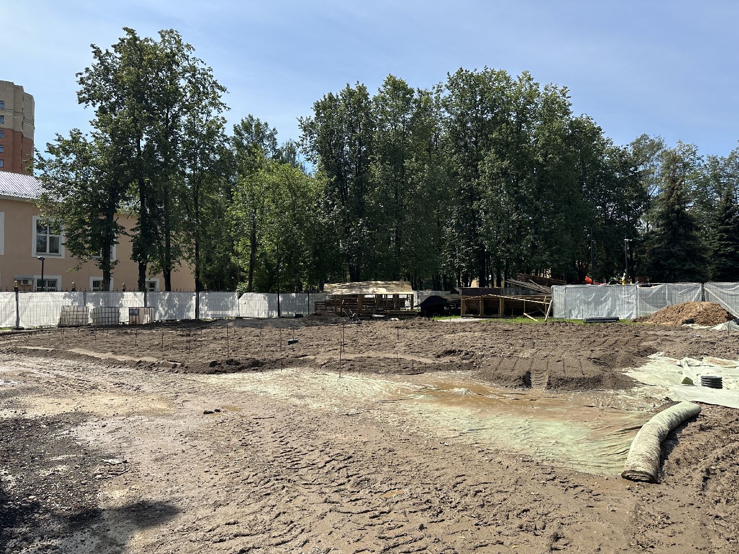 пушкино, центральный парк культуры и отдыха, новый скейт-парк, спорт, строительство,