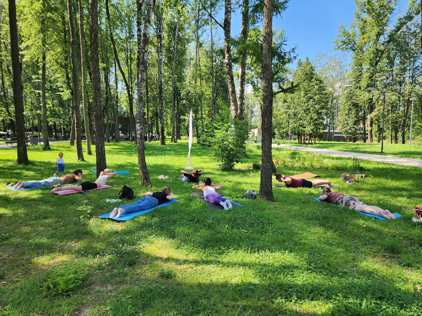 солнечногорск, парк, лето, творчество , йога,