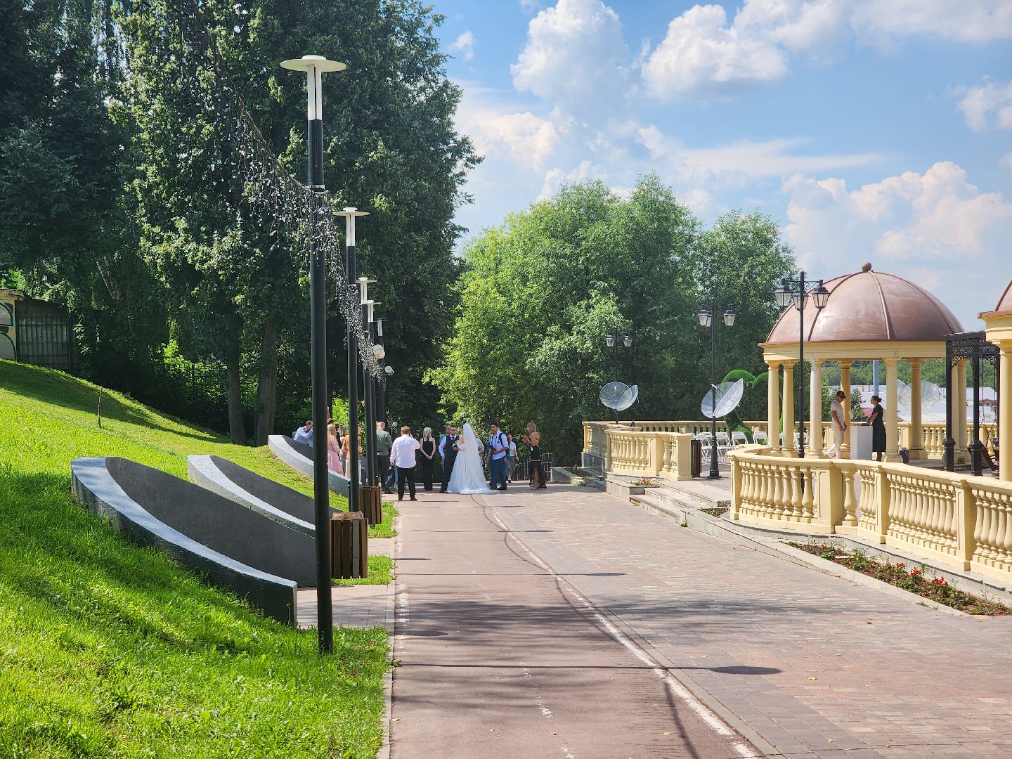 Подольск, Свадьба, выездная регистрация брака, парк талалихина,