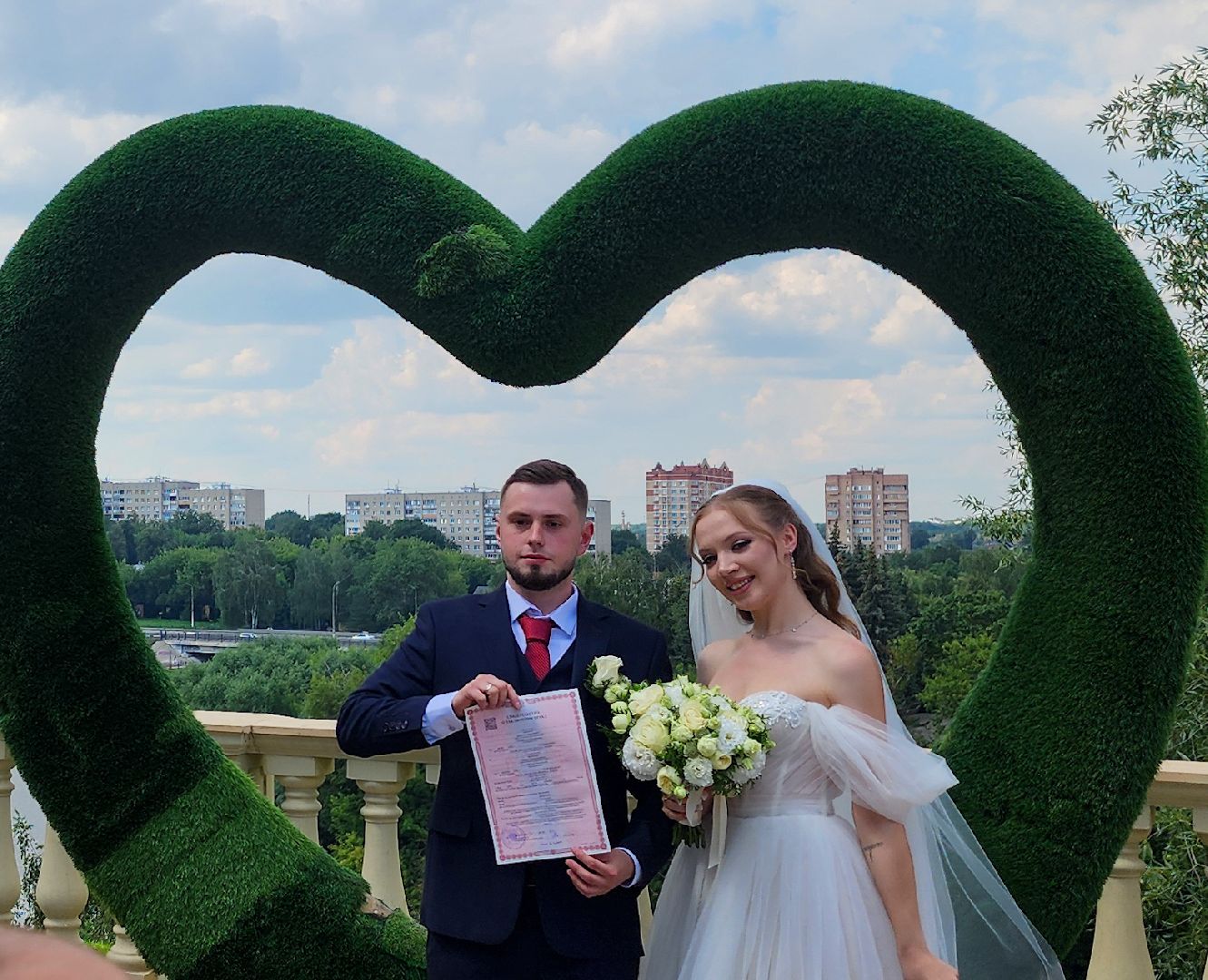 Подольск, Свадьба, выездная регистрация брака, парк талалихина,