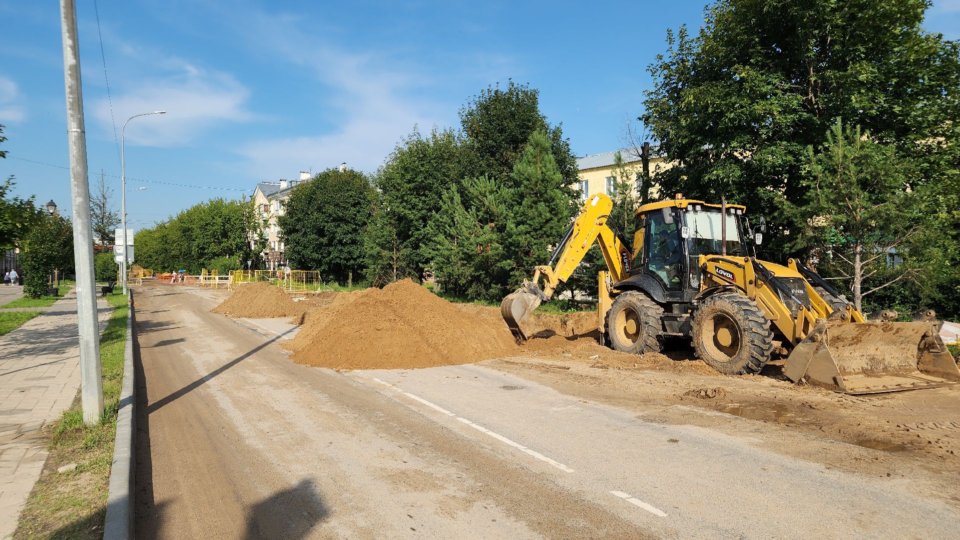 жкх, водоотведение, капремонт коллектора, лосино-петровский,