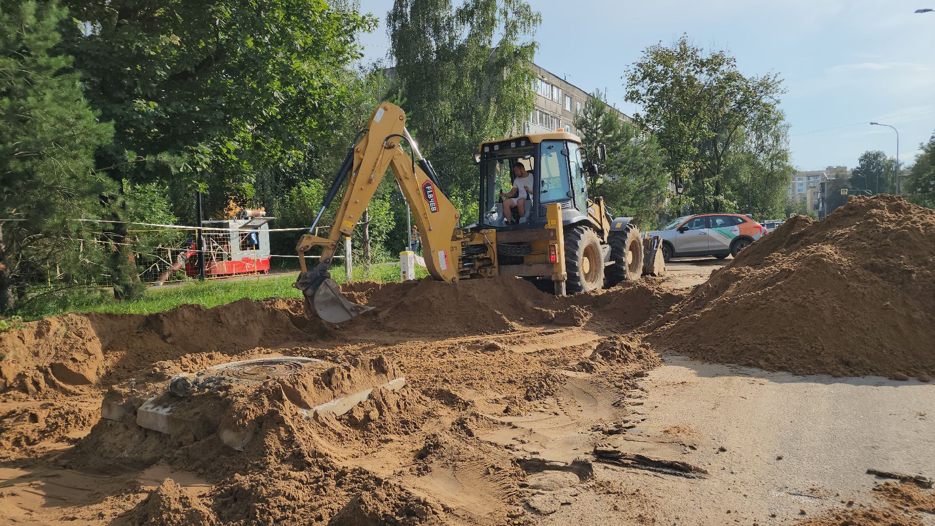 жкх, водоотведение, капремонт коллектора, лосино-петровский,