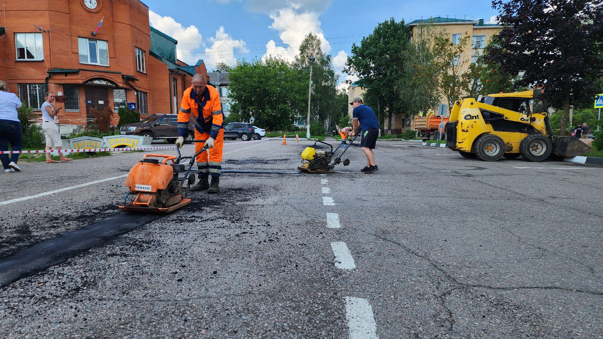 истра, ямочный ремонт, благоустройство,