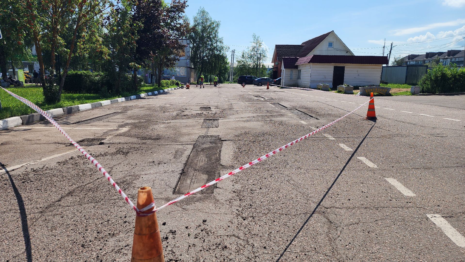 истра, ямочный ремонт, благоустройство,