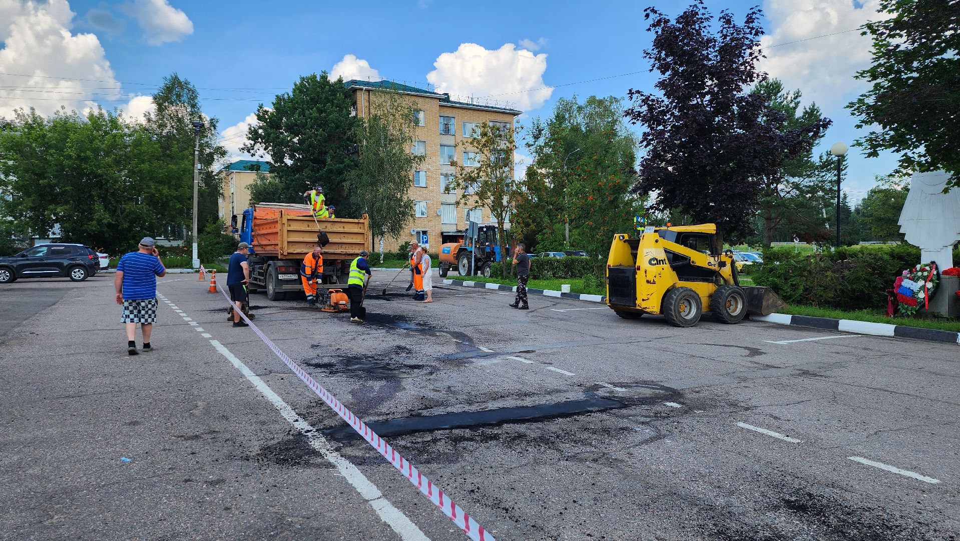 истра, ямочный ремонт, благоустройство,