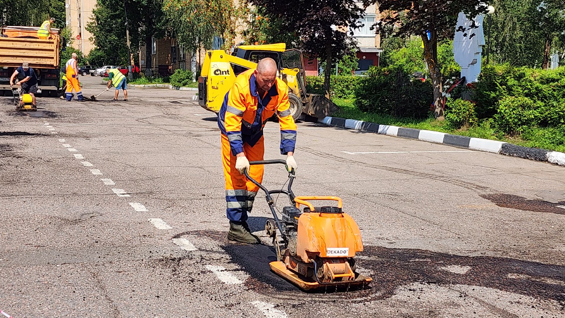 истра, ямочный ремонт, благоустройство,