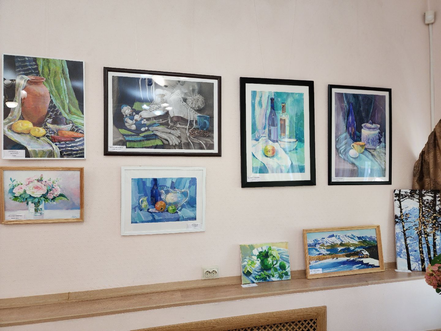 сергиев посад, наталья курышева, художница, выставка, библиотека розанова,арт-студия эскиз,