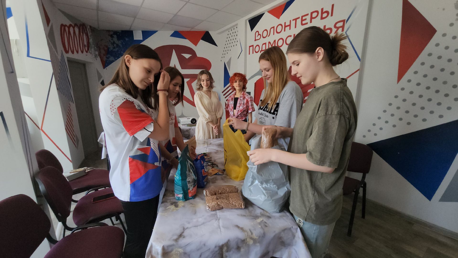 волонтеры, точка притяжения, пушкино, благотворительная акция,