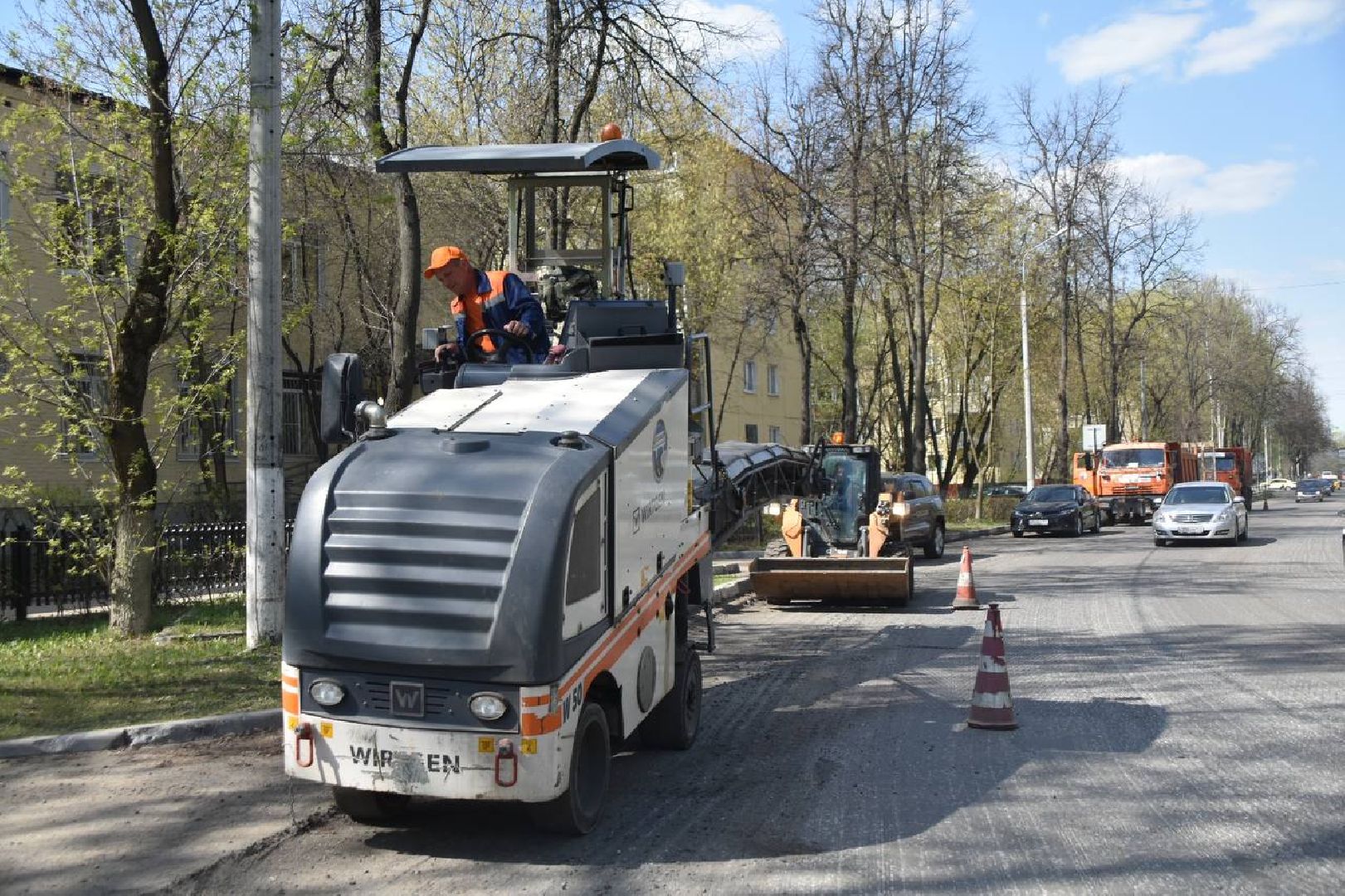Подольск, ремонт дорог, благоустройство