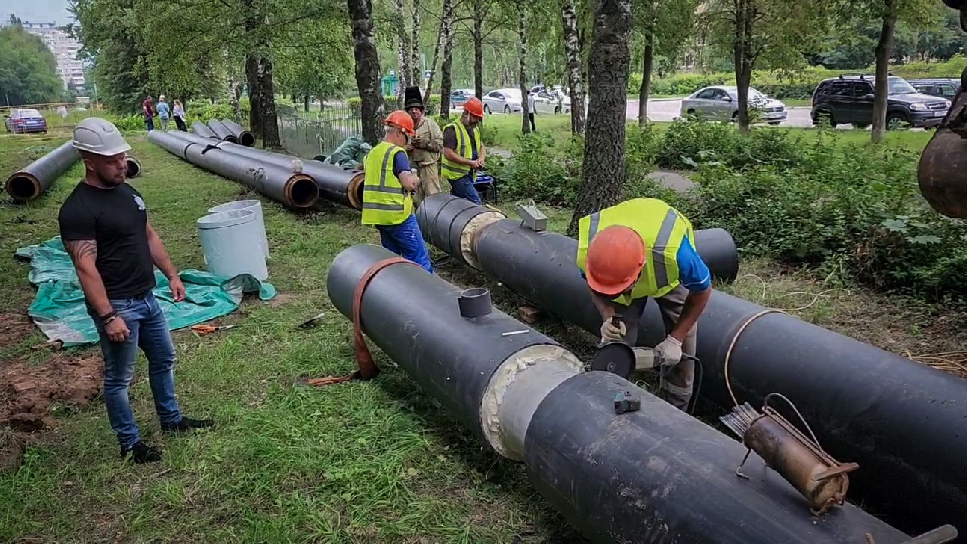 воскресенск, замееа теплосетей в воскресенске, подготовка к отопительному сезону, жкх,
