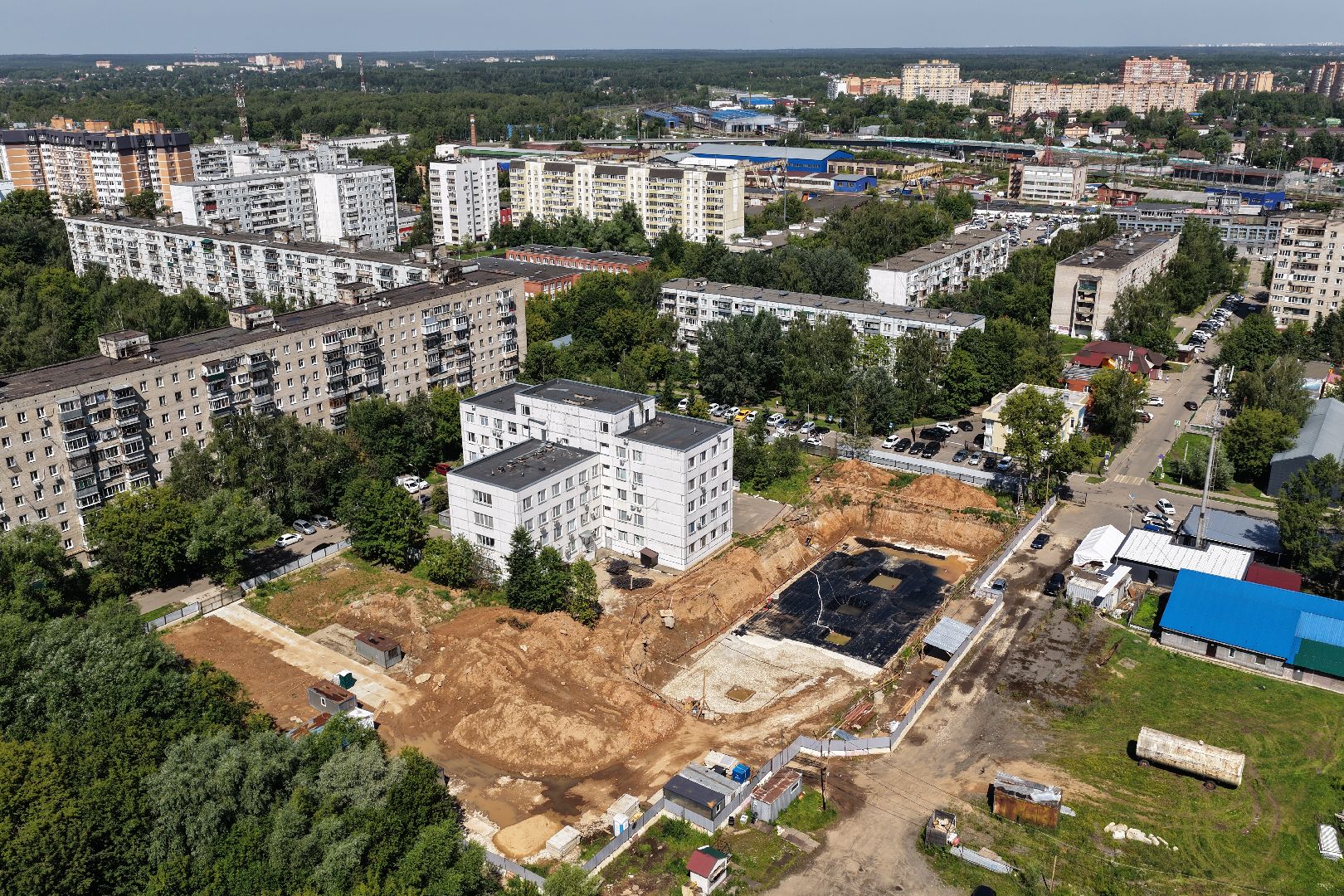 видео с коптера, поликлиника 4, поликлиника красногорск,