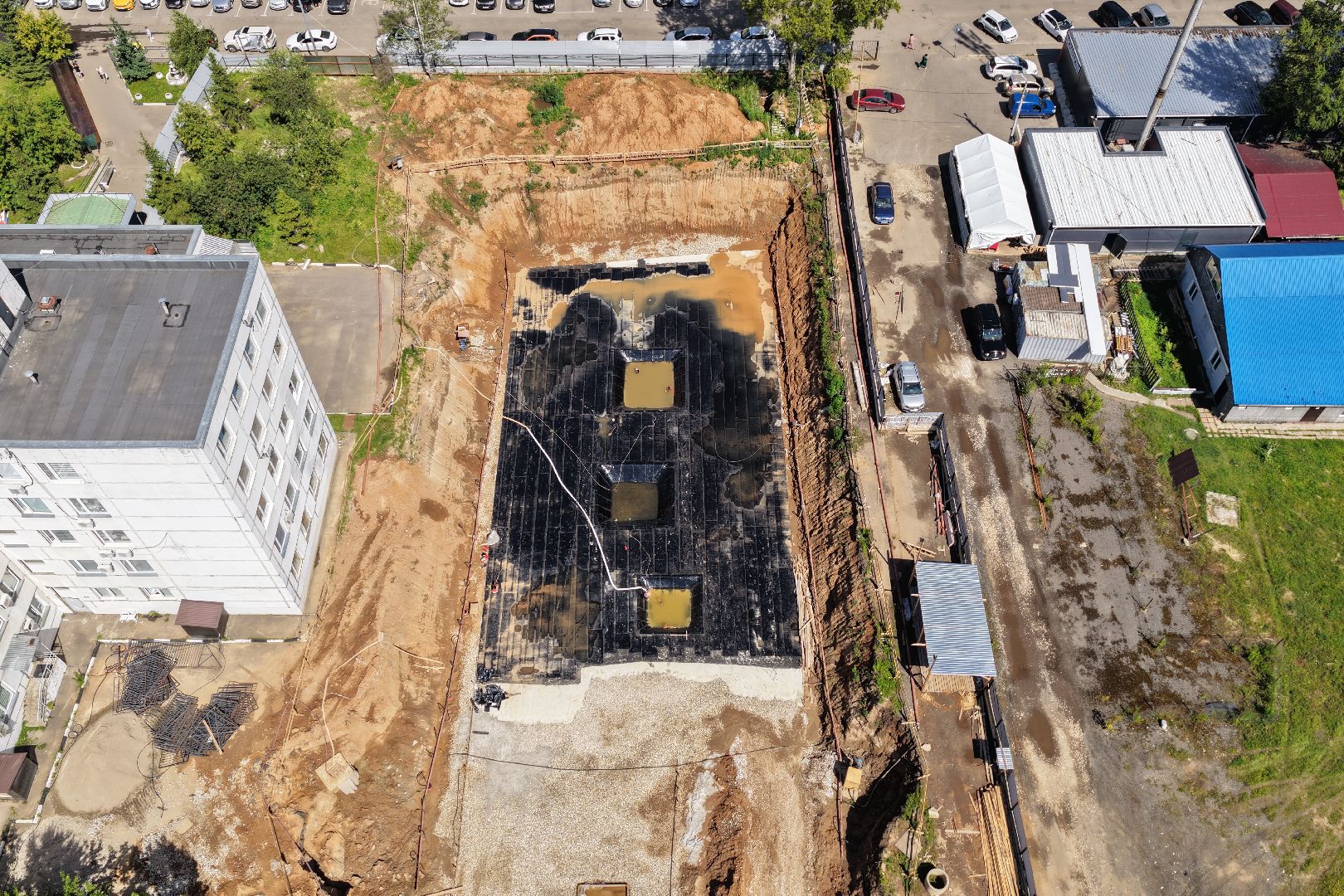 видео с коптера, поликлиника 4, поликлиника красногорск,