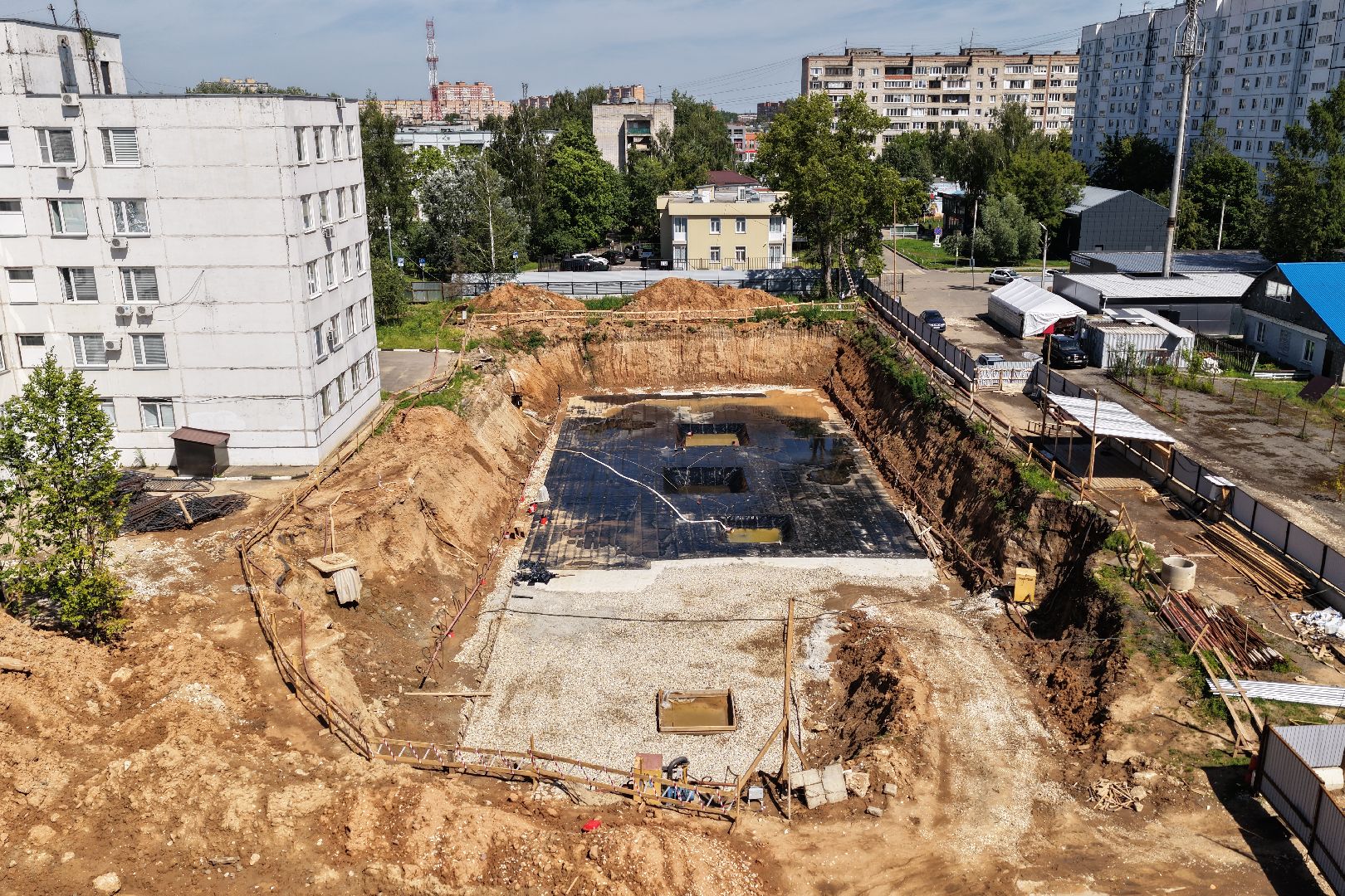 видео с коптера, поликлиника 4, поликлиника красногорск,