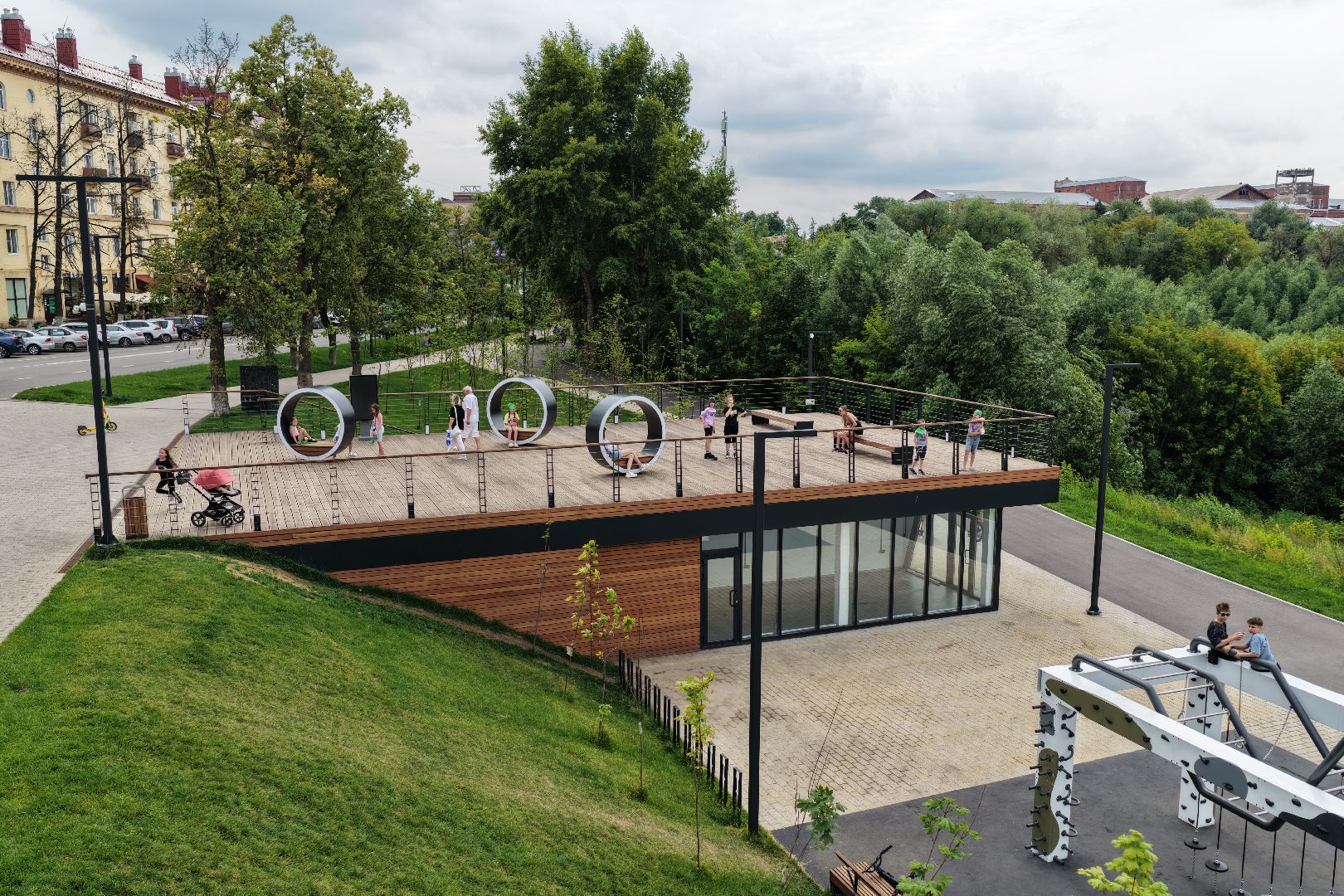 видео с коптера, площадь победы раменский,