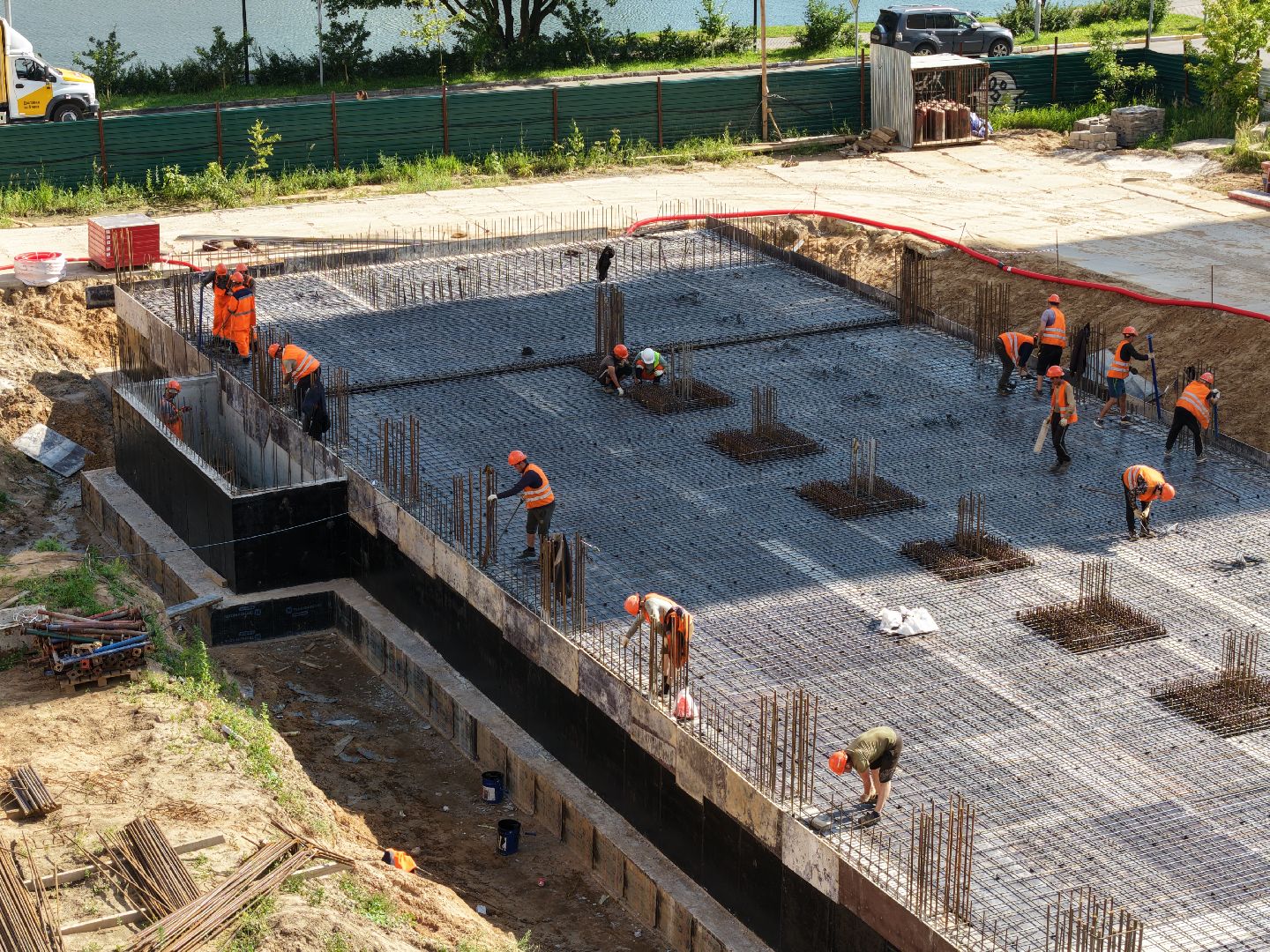 видео с коптера, новая школа в раменском,