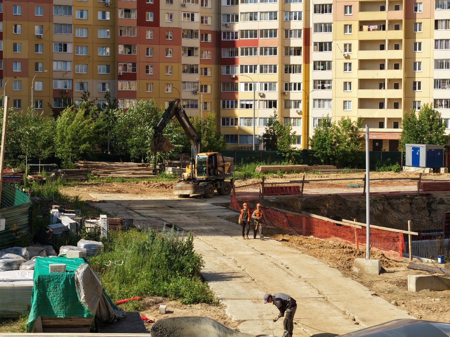 видео с коптера, новая школа в раменском,