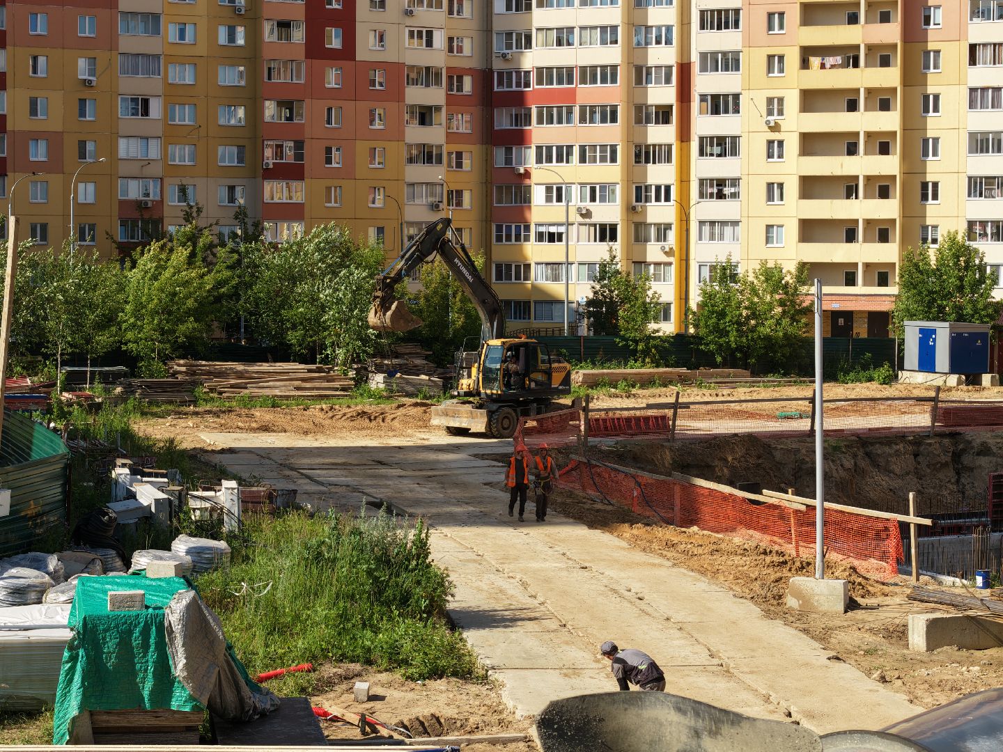 видео с коптера, новая школа в раменском,