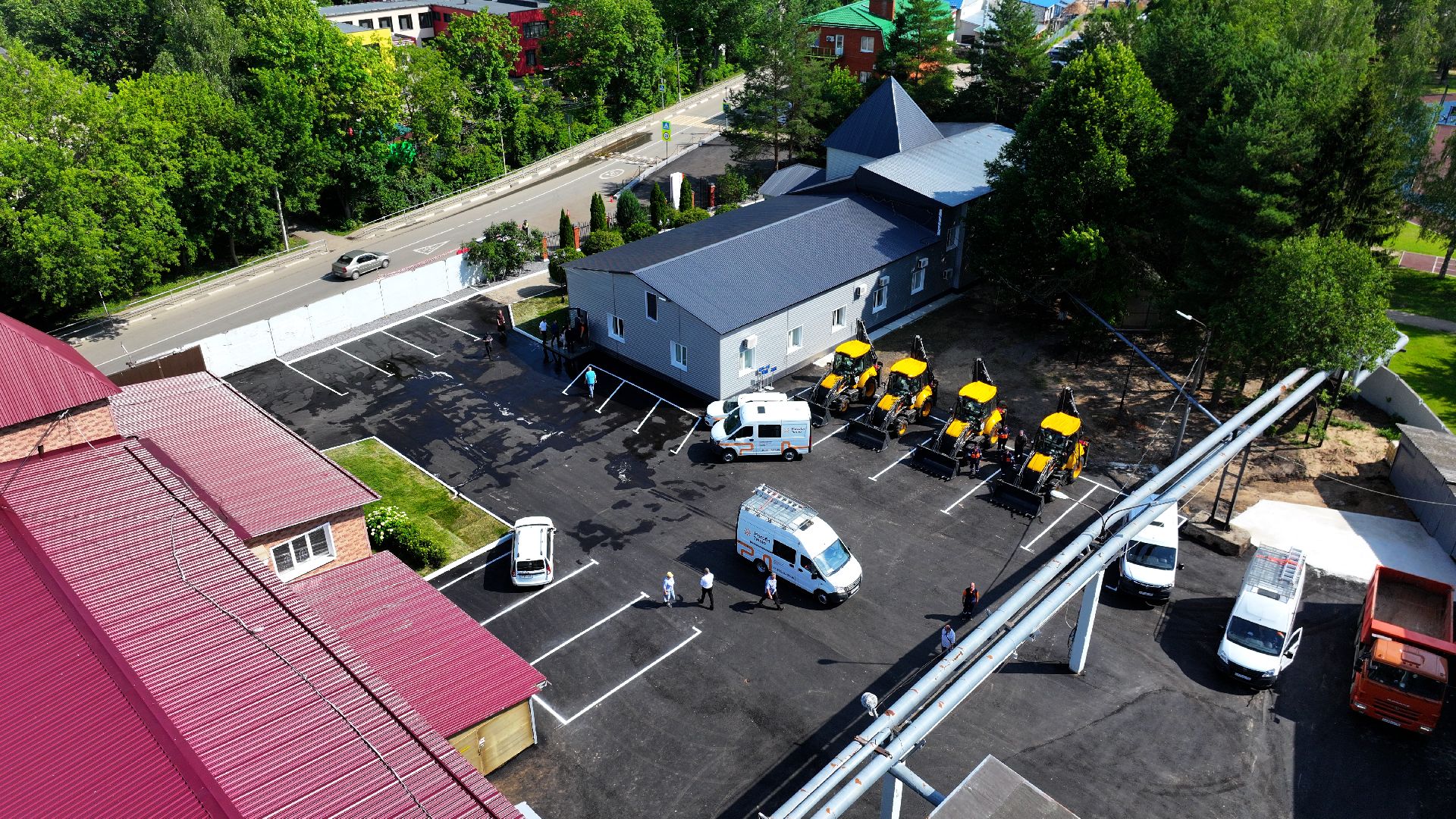 видео с коптера,  Единый центр приема и обработки обращений жителей, мособлтепло руза,