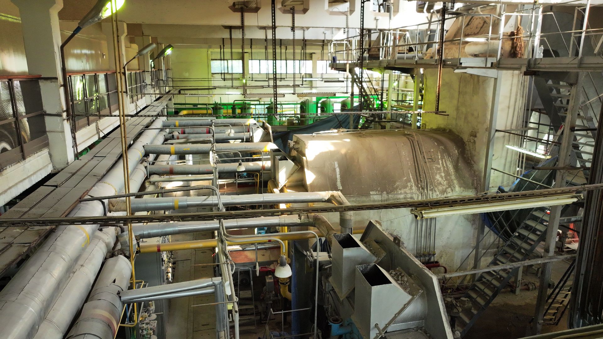 видео с коптера, котельная руза,