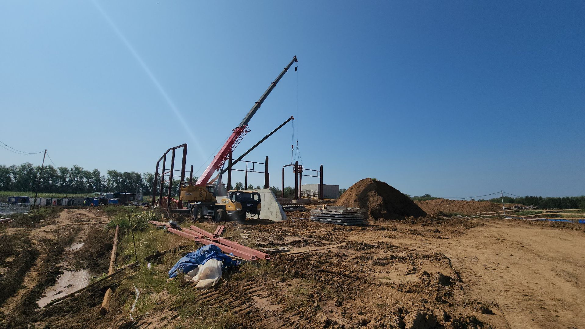 кашира, строительство, очистные сооружения, монтаж оборудования, монолитные работы, жкх, канализация,