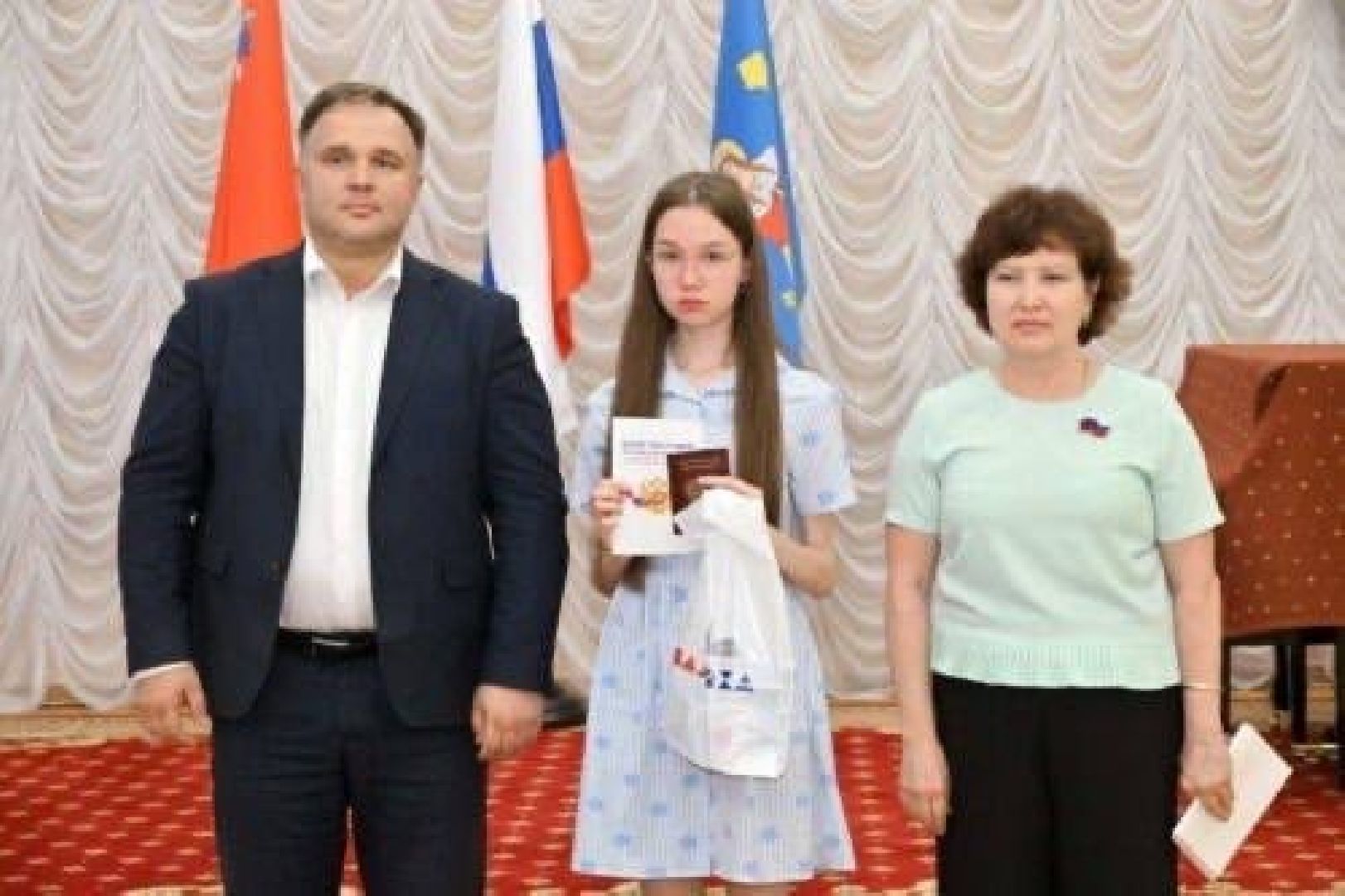 паспорт рф, паспорт в 14 лет, власиха , вручение паспортов, дк власиха,