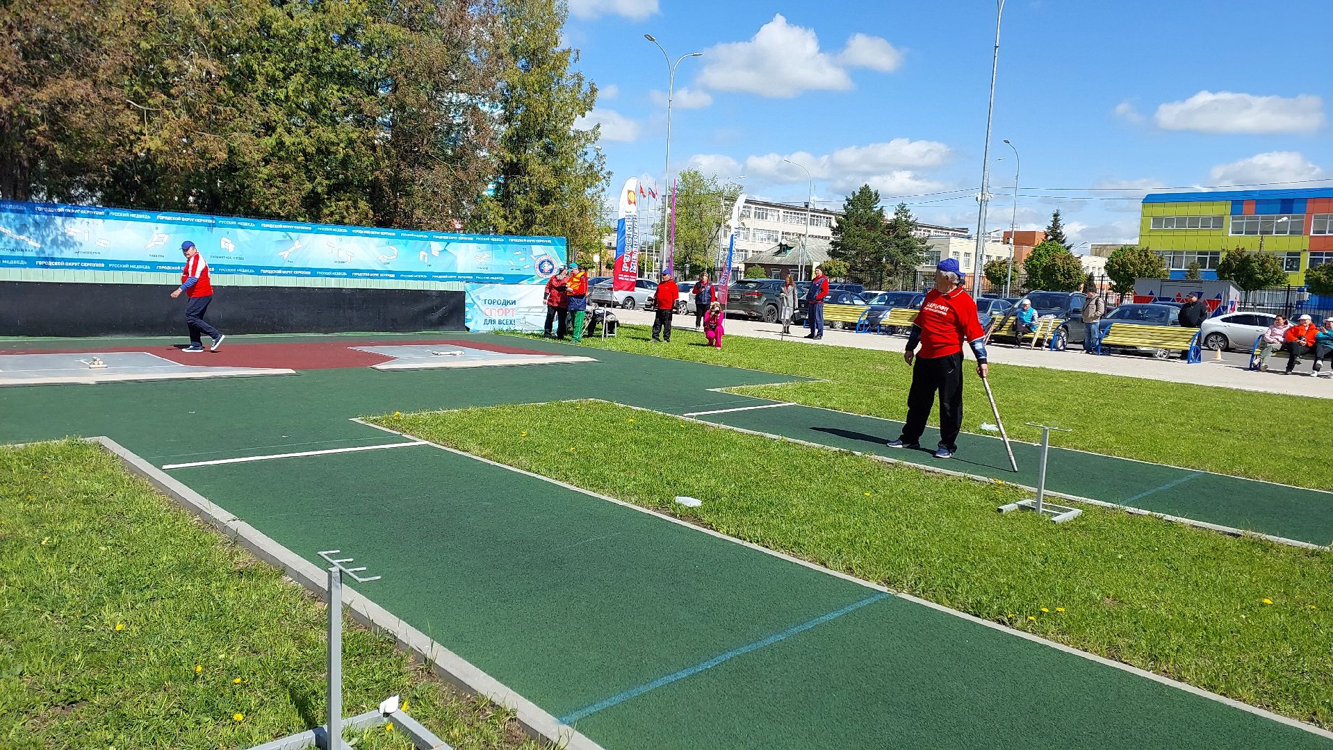 городки, спорт, серпухов, городошный спорт, день победы, русский медведь,