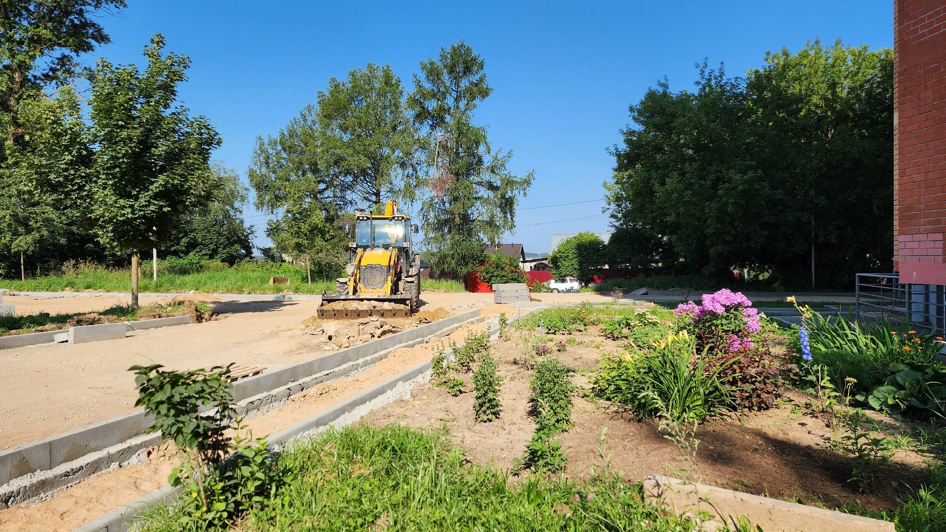 солнечногорск, деревня смирновка, благоустройство, двор,