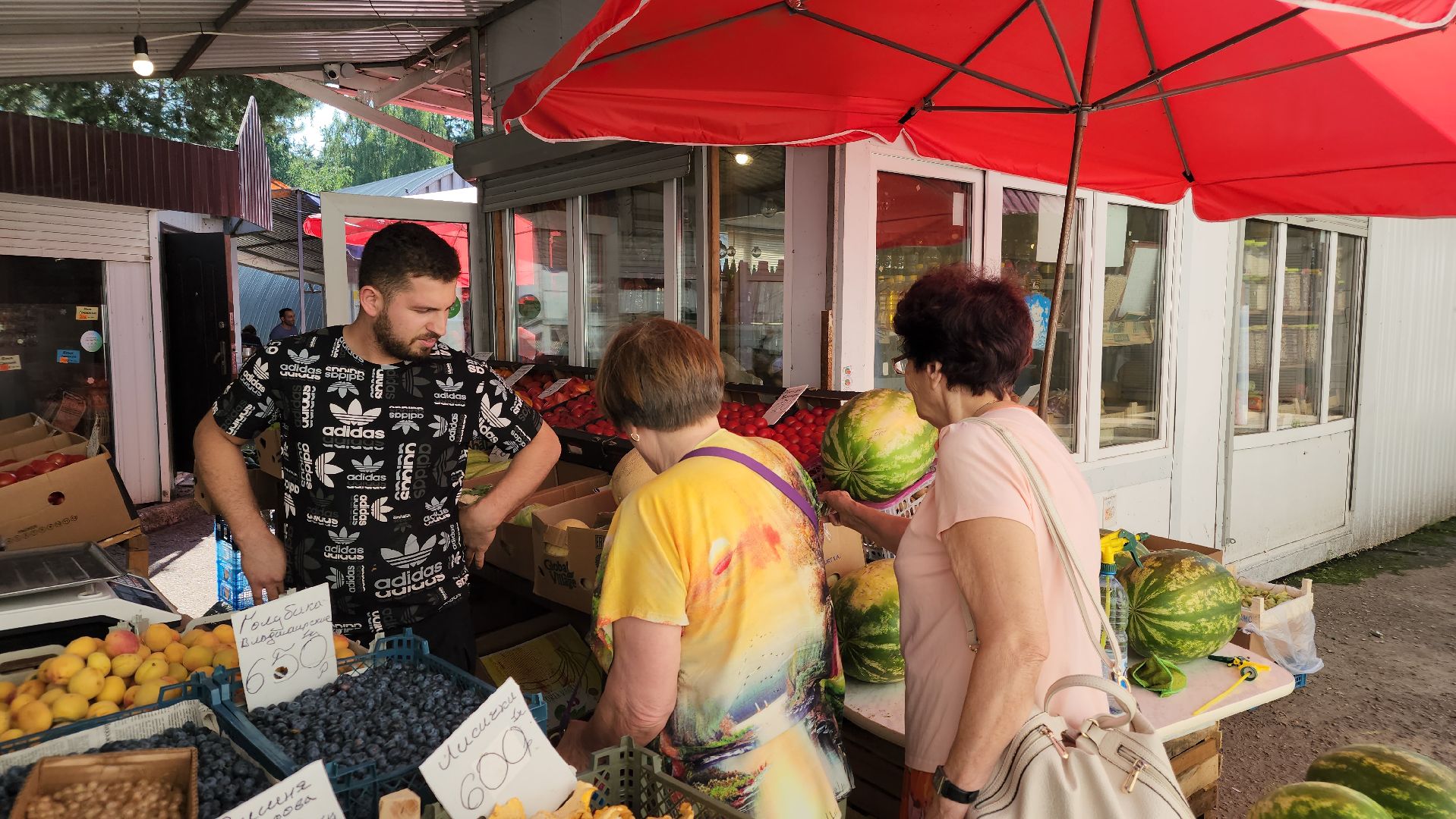 сезон арбузов, протвино, городской рынок,