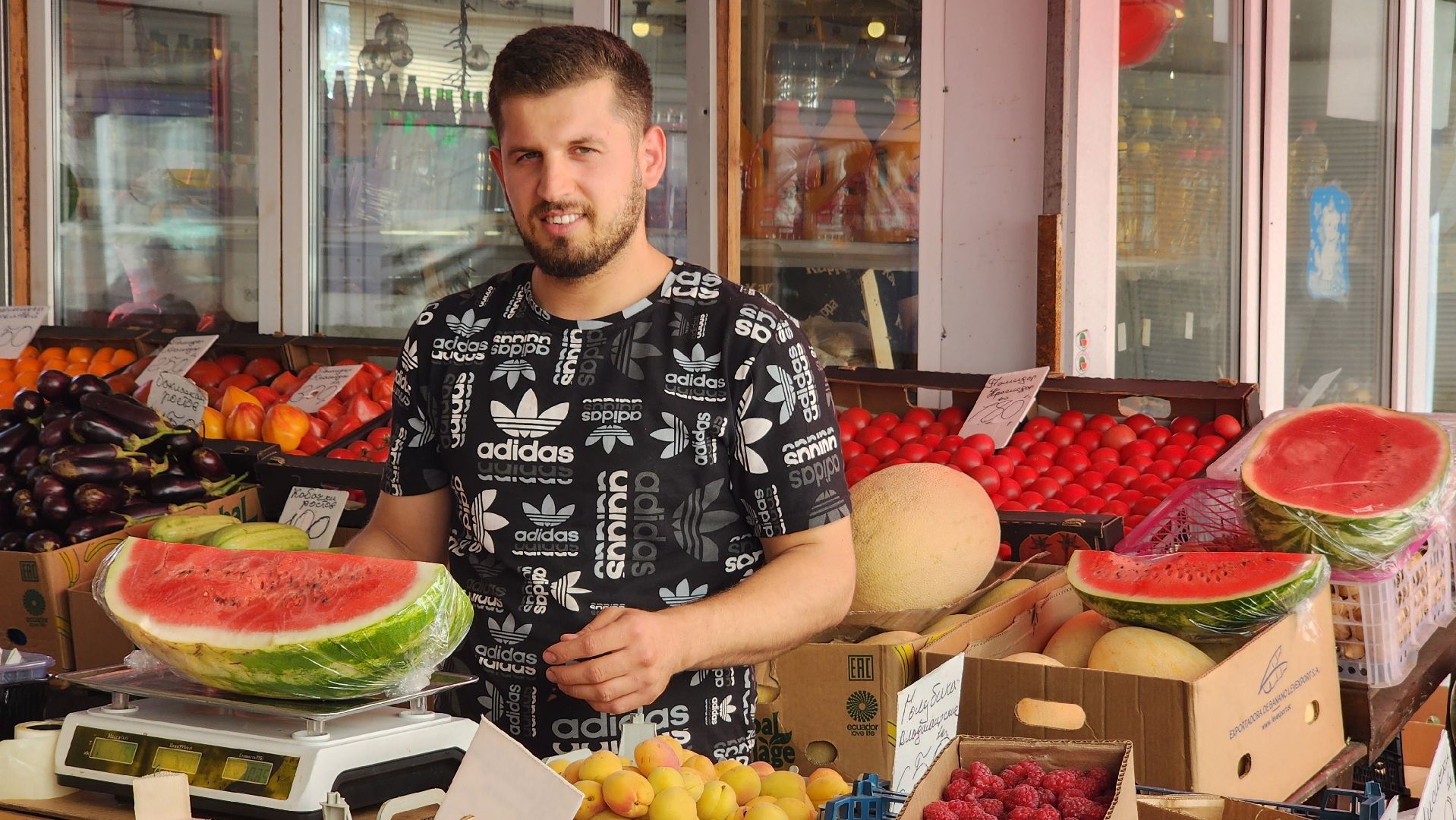 сезон арбузов, протвино, городской рынок,