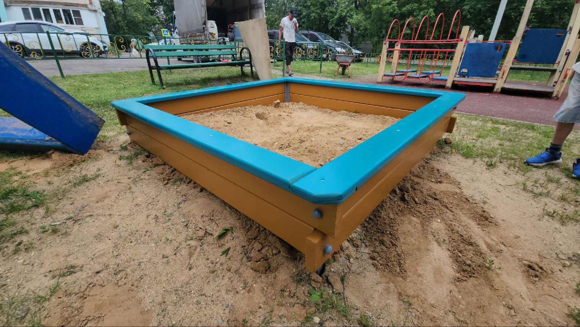 Карусель , Песочница, Лобня, детская площадка,