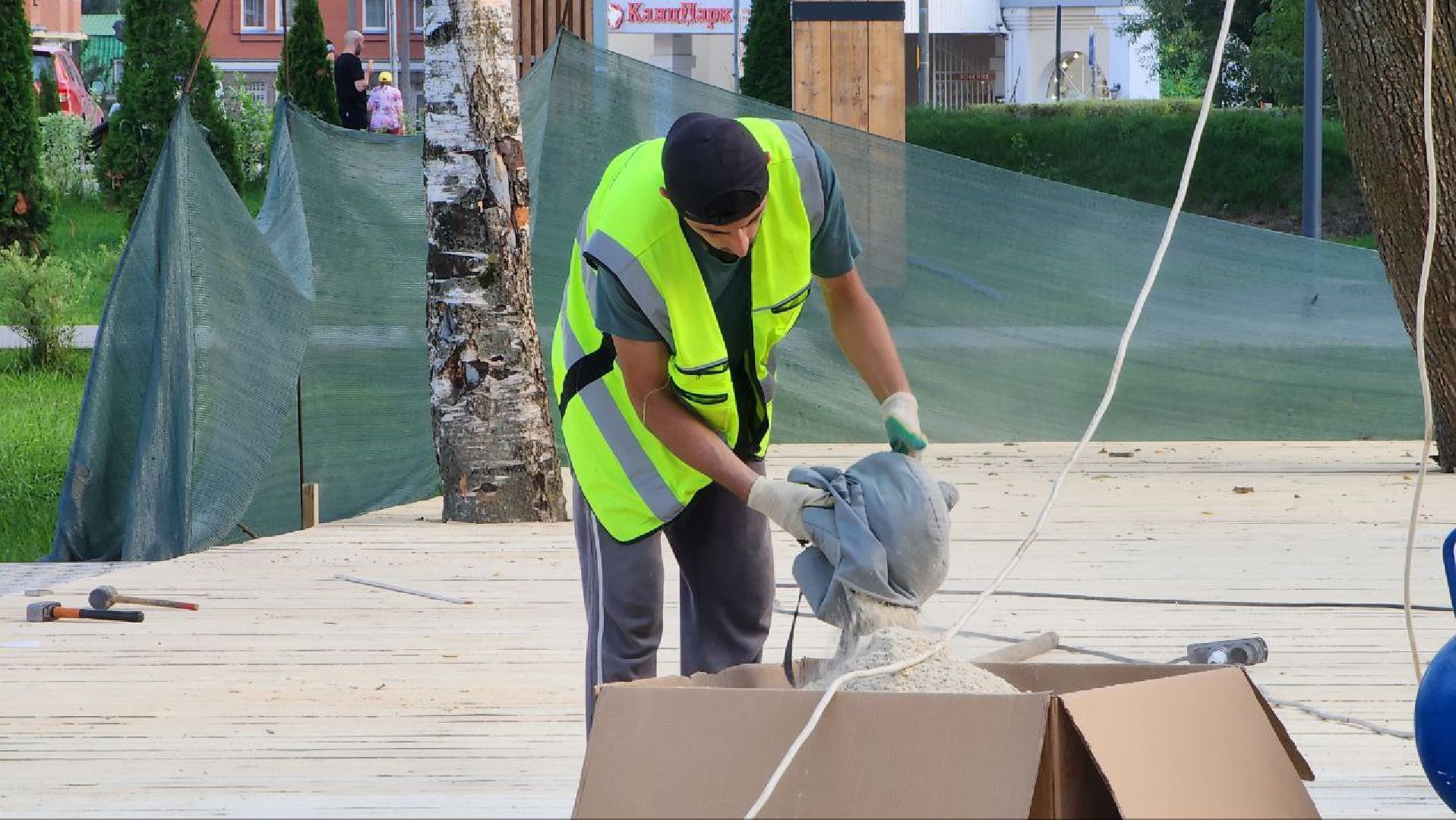 Летняя веранда , Кафе в парке, Центральный парк, Лобня,