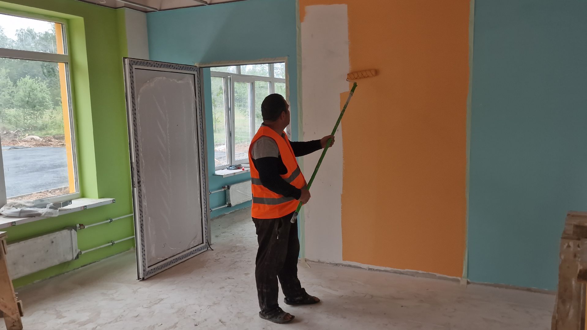 серпухов, капитальный ремонт детского сада, деревня васильевское, детский сад василек,