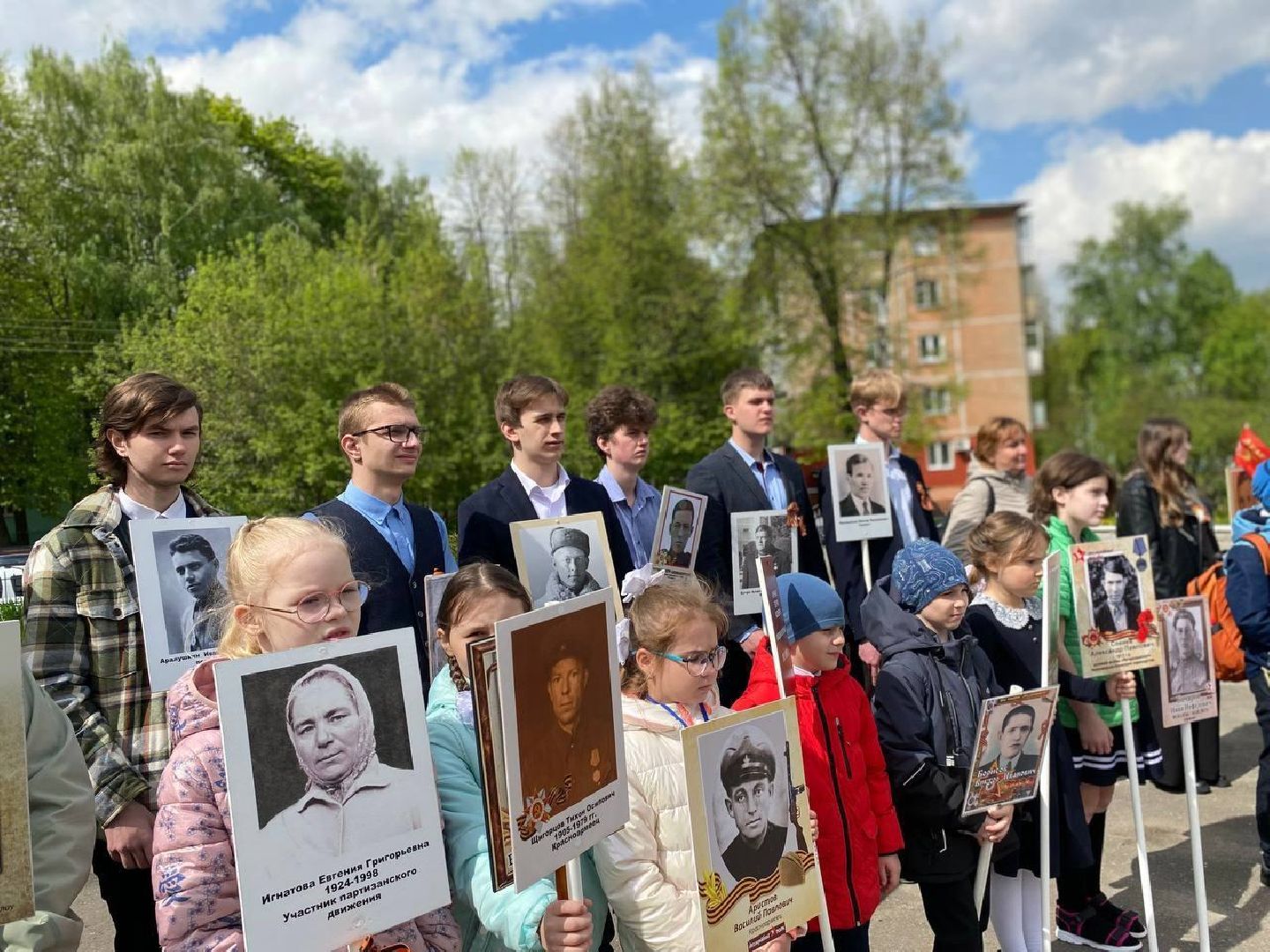 Коломна, линейка, 9мая