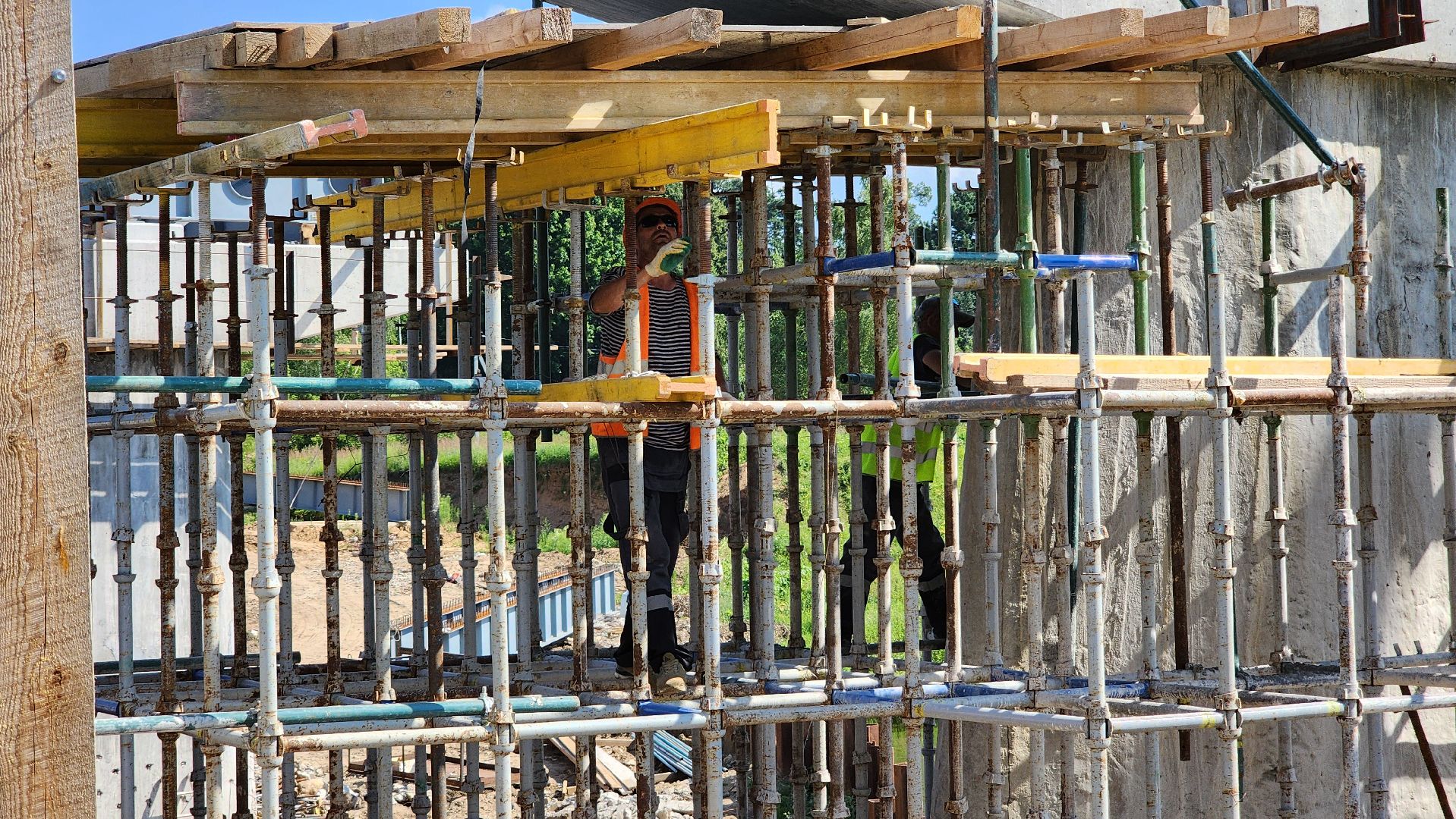 Руза, Поречье , Ремонт моста, Дороги,