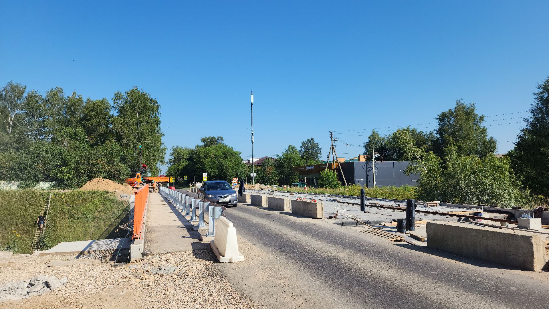 волоколамск, дороги подмосковья, ремонт путепровода,