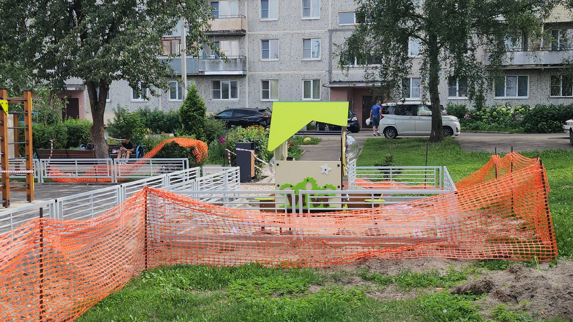 павловский посад, детская площадка , строительство,